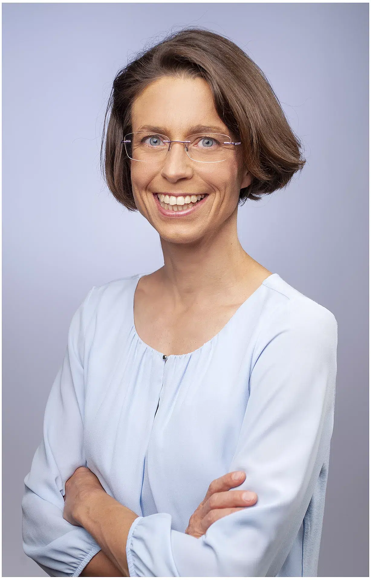 Frau mit der Brille Studioaufnahme
